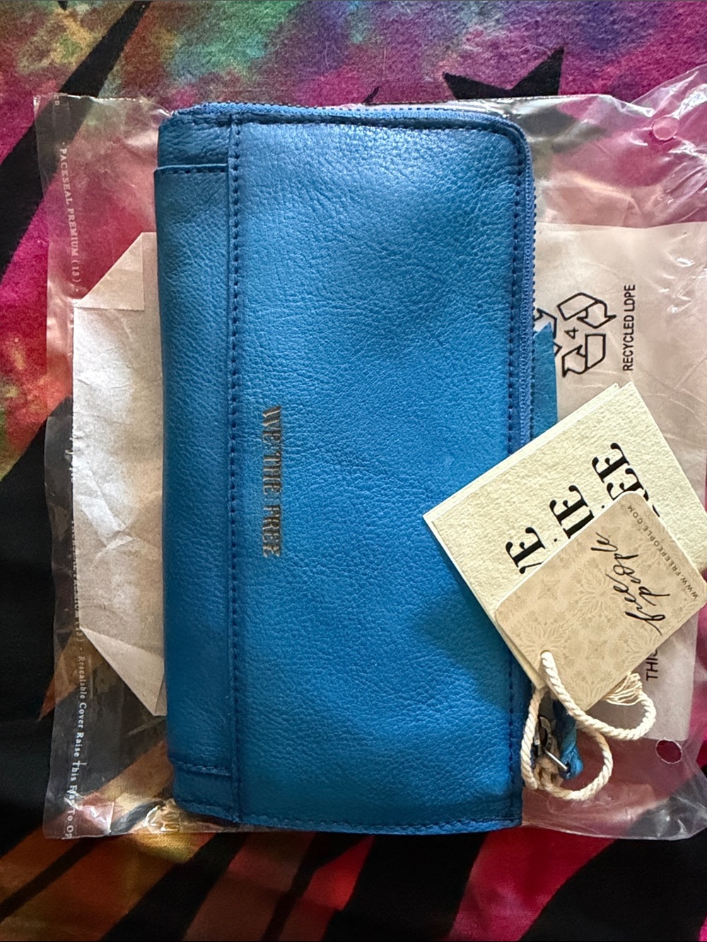 We The Free Sapphire Emerson Wallet